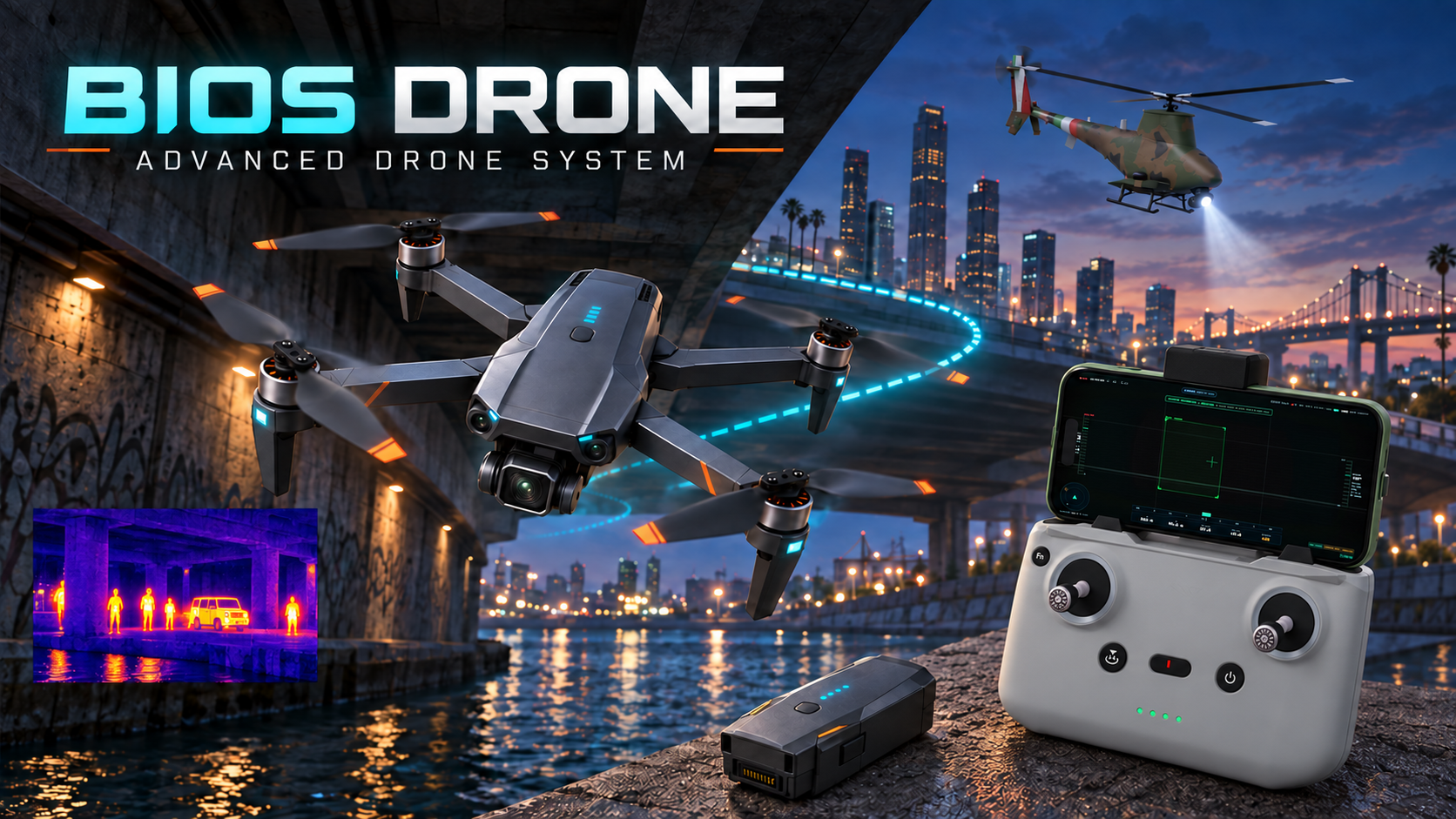 BIOS Drone — Sistema avanzato di droni per FiveM